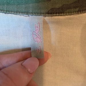 Camo denim style jacket